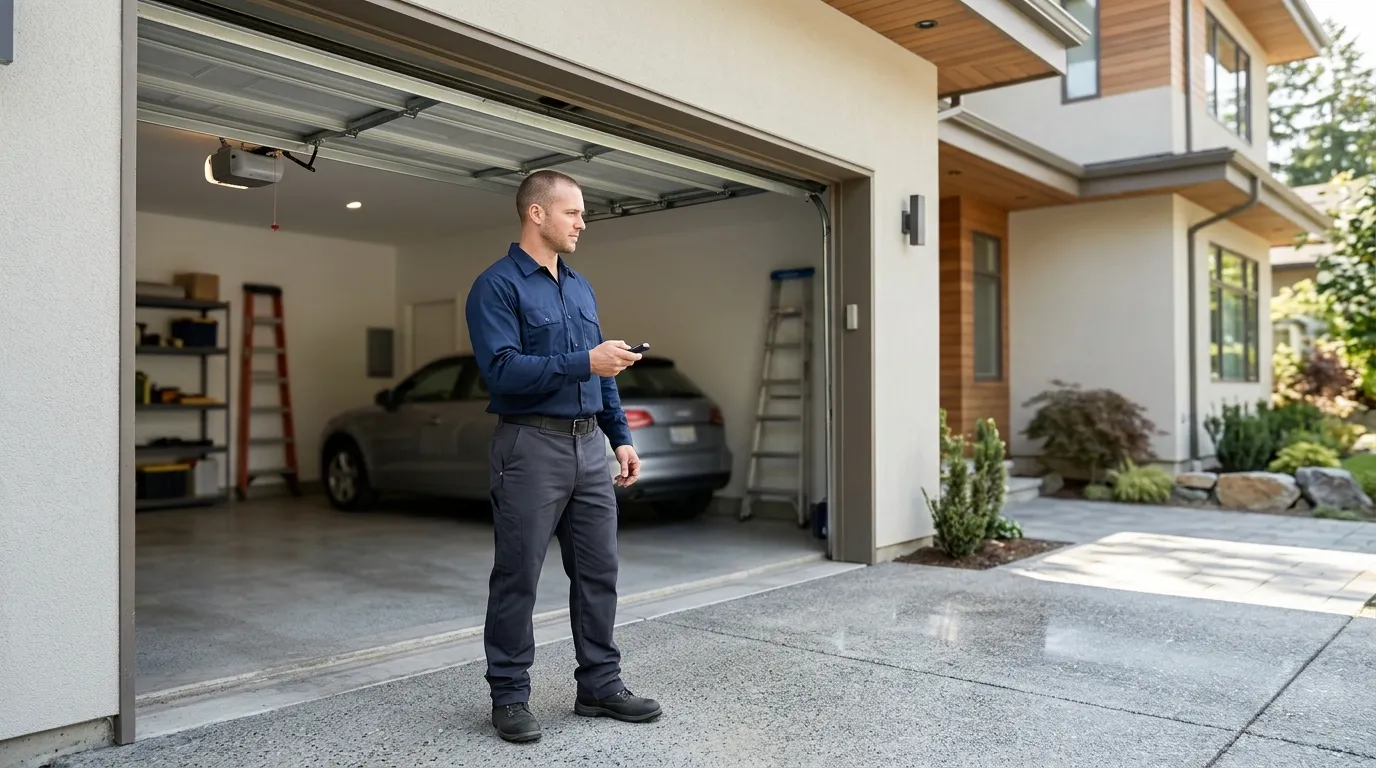 Garage door service call in Federal Way, WA
